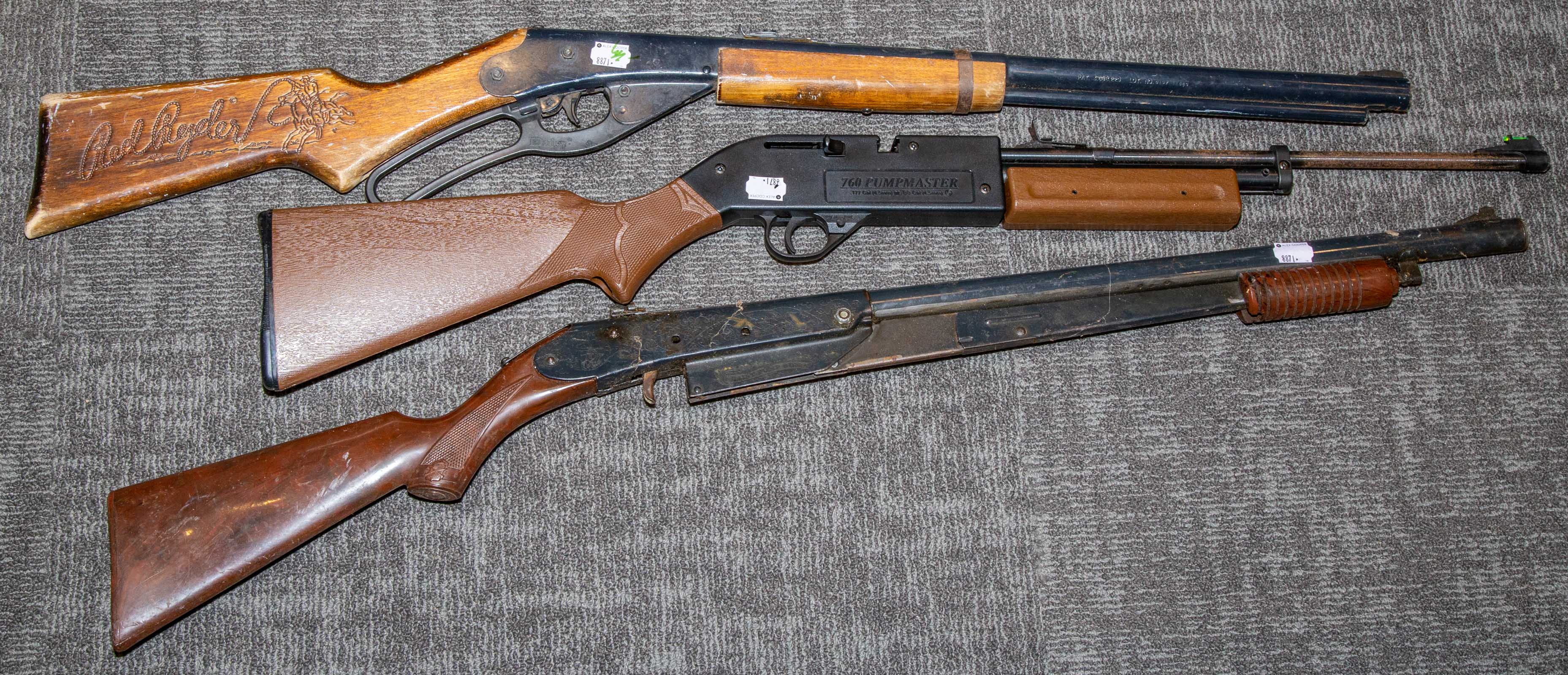 THREE BB GUNS Comprising a Daisy