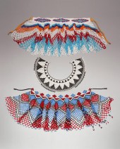 THREE BEADED COLLARSThree bead