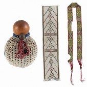 THREE BEADED OBJECTSThree Bead