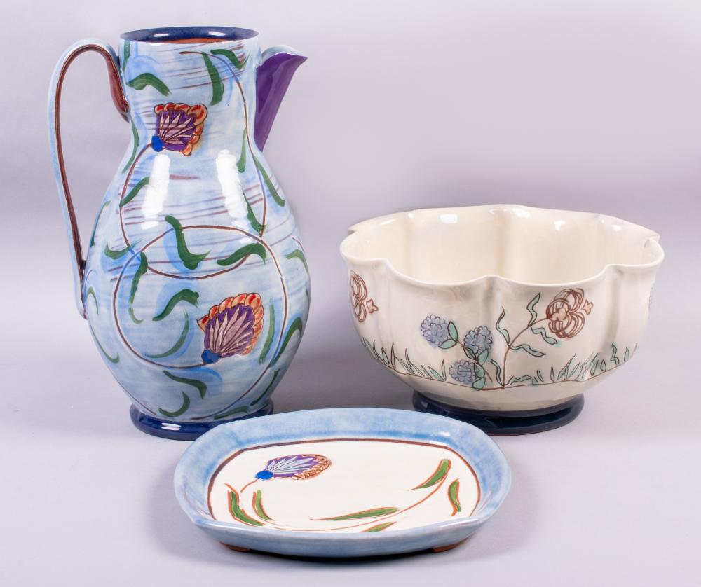 THREE BEN CARTER CERAMICS HEIGHT OF