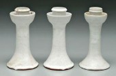 Three Ben Owen candlesticks: f