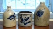 Three Bennington VT stoneware