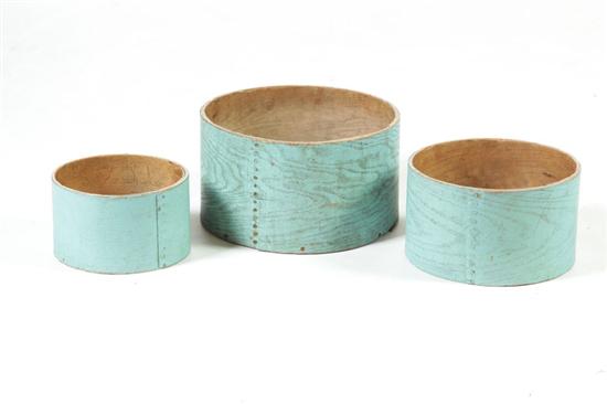 THREE BENTWOOD MEASURES.  American