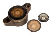 THREE BINNACLE COMPASSES 19TH
