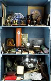 THREE BINS OF DECORATIVE ART I