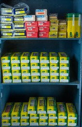 THREE BINS OF MODEL TRAINS, MA