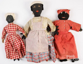 THREE BLACK AMERICANA CLOTH DO