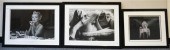 THREE BLACK AND WHITE PHOTOGRA