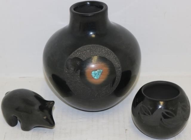 THREE BLACK ON BLACK NATIVE