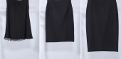 Three black skirts from The Ro
