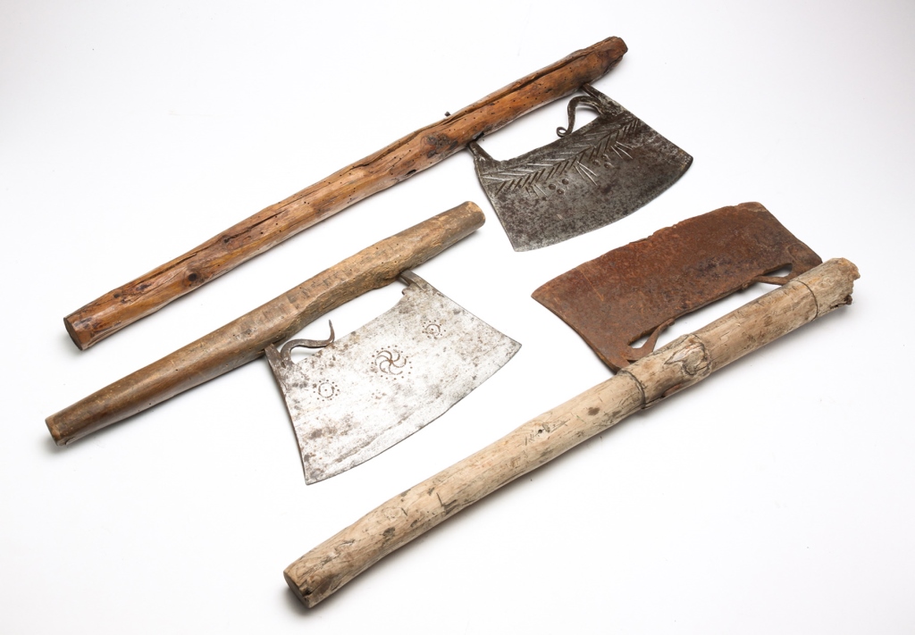 THREE BLACKSMITH MADE AMERICAN