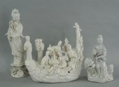 THREE BLANC DE CHINE FIGURAL G
