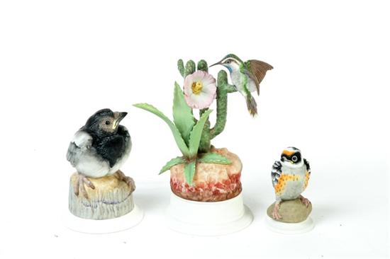 THREE BOEHM BIRDS.  American  2nd