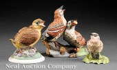 Three Boehm Porcelain Baby Bir