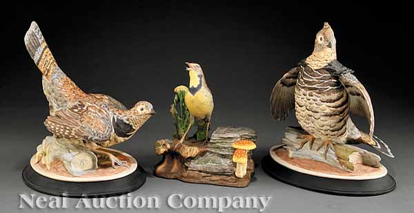 Three Boehm Porcelain Figurines