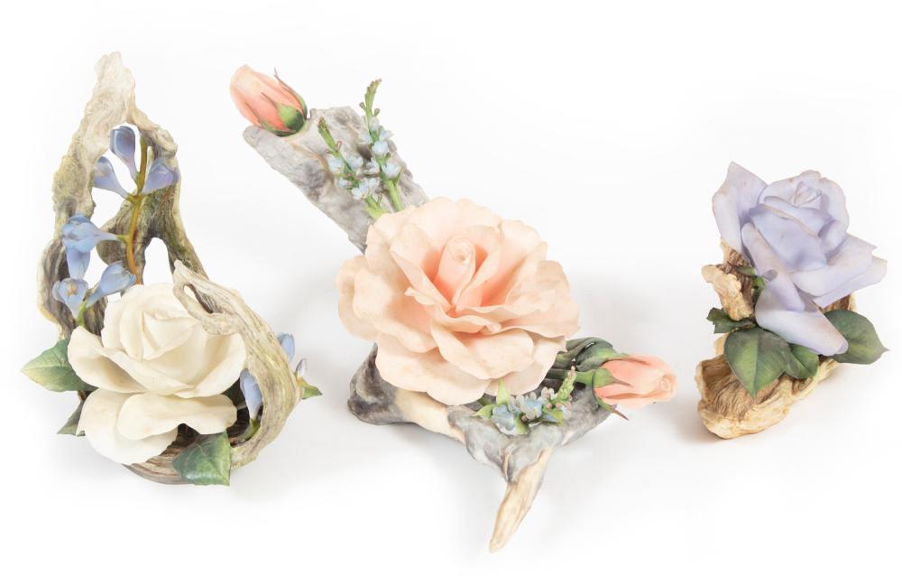 THREE BOEHM PORCELAIN