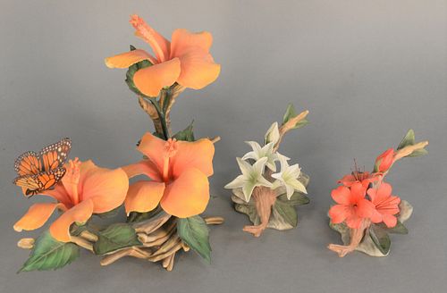 THREE BOEHM PORCELAIN SCULPTURES TO