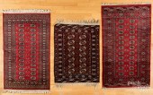 THREE BOHKARA CARPETS, LARGEST