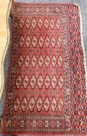 THREE BOKARA ORIENTAL BAG FACE