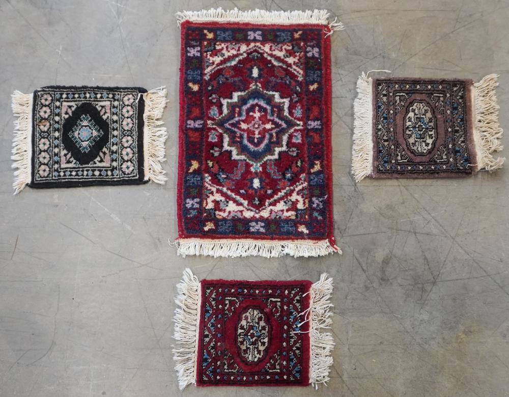 THREE BOKHARA AND ONE MAHAL MATS