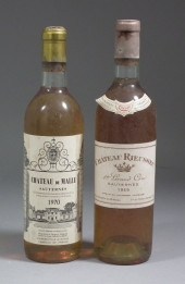 Three bottles of 1969 Chateau