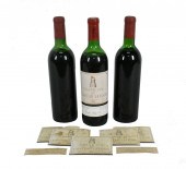 THREE BOTTLES OF GRAND VIN DE
