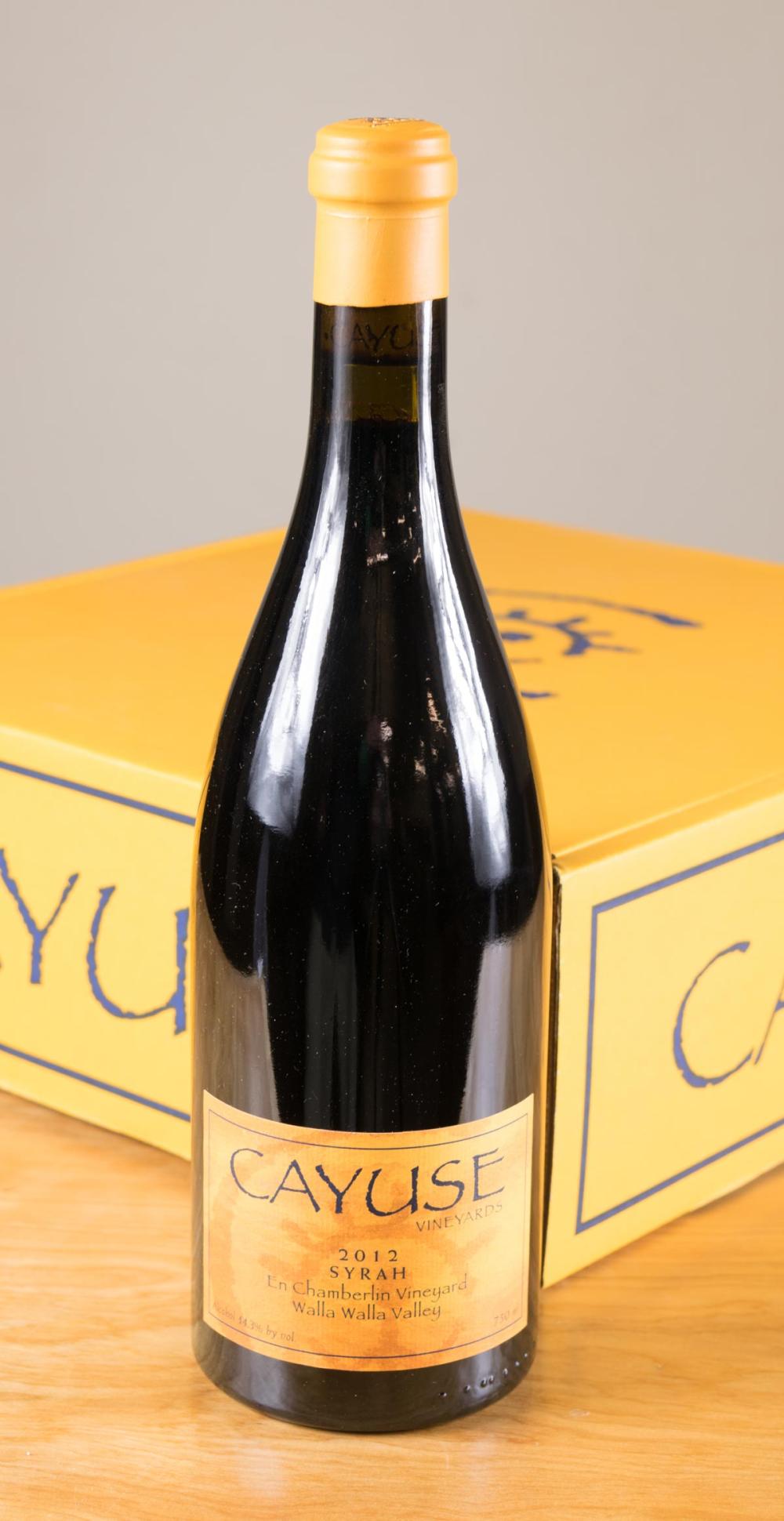 THREE BOTTLES OF VINTAGE CAYUSE