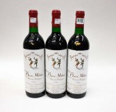 THREE BOTTLES OF VINTAGE FRENC