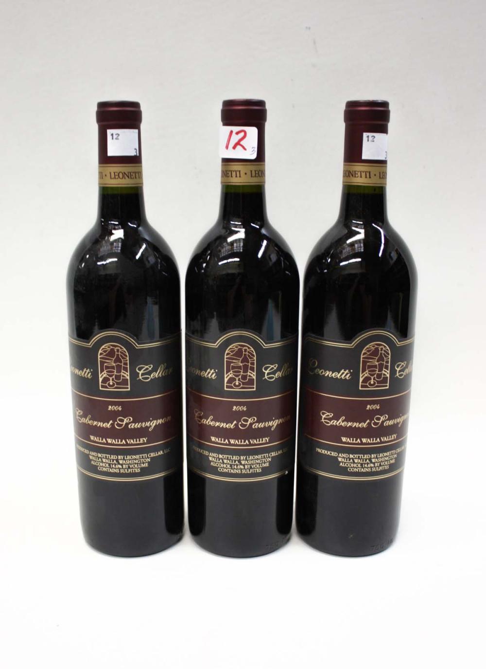 THREE BOTTLES OF VINTAGE RED