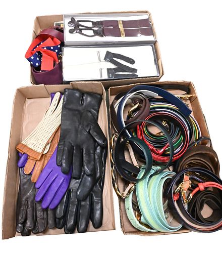 THREE BOX LOTS OF GLOVES AND