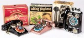THREE BOXED GONG BELL TOYSThre