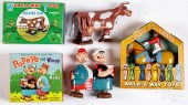 THREE BOXED MARX PLASTIC RAMP