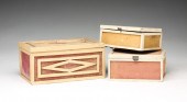 THREE BOXED PUZZLES. Ca 1940s-