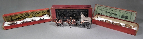 Three boxed sets of Britains lead