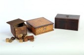 THREE BOXES.  American and Eng