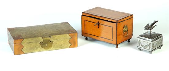 THREE BOXES.  Late 19th-early
