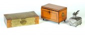 THREE BOXES.  Late 19th-early