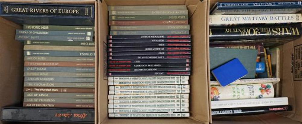 THREE BOXES OF BOOKSThree Boxes