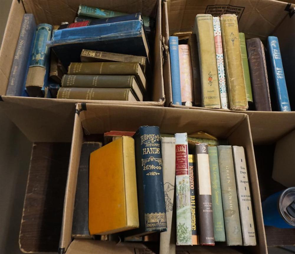 THREE BOXES OF BOOKSThree Boxes