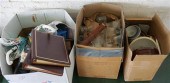 THREE BOXES OF CHINA, GLASSWAR