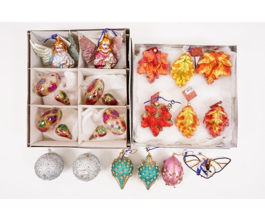 Three boxes of Christopher Radko