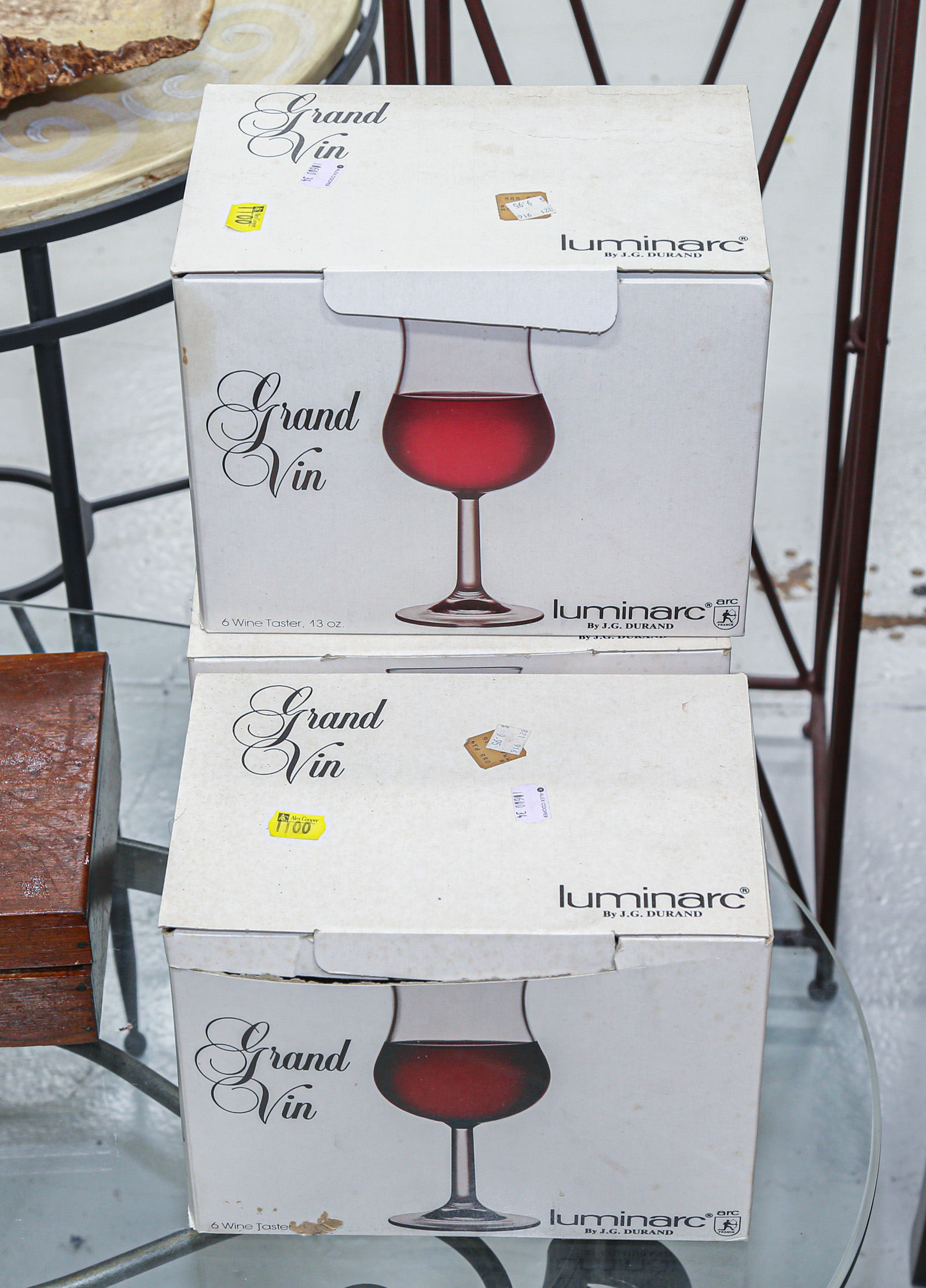 THREE BOXES OF DURAND LUMINARC