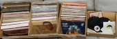 THREE BOXES OF LONG PLAYING RE