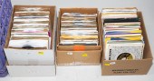 THREE BOXES OF VINTAGE 45S Roc