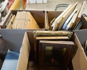 THREE BOXES WITH ASSORTED FRAM