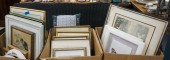 THREE BOXES WITH PRINTS, ENGRA