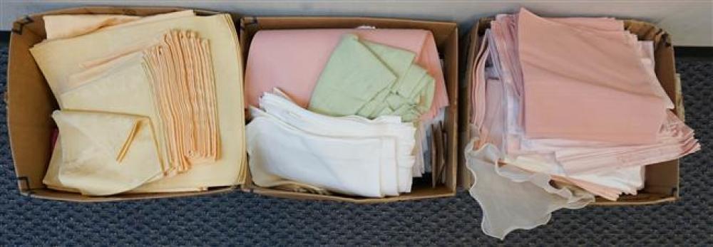 THREE BOXES WITH TABLE