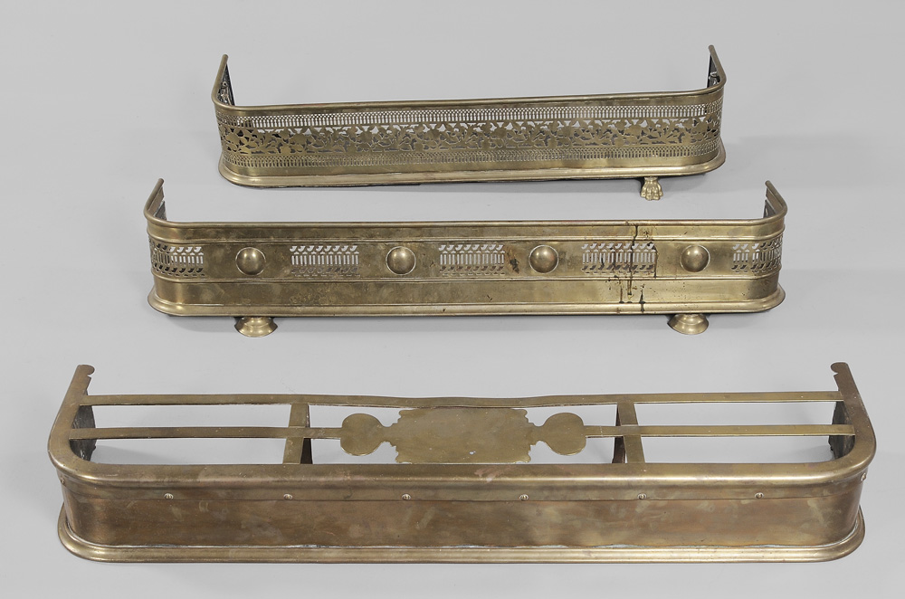 Three Brass Fenders British,