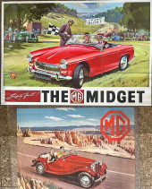 THREE BRITISH CAR DEALER POSTE