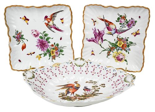 THREE BRITISH PORCELAIN